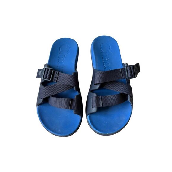 Chaco Chillos Slides Men’s Active Blue size 11 - Picture 1 of 8